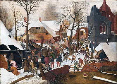 Adoration of the Kings in the Snow Pieter Bruegel